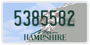 5385582  license plate in NH