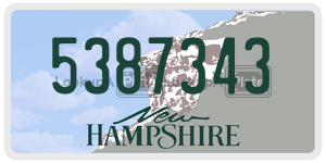 5387343  license plate in NH