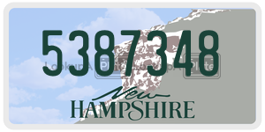 5387348  license plate in NH