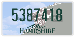 5387418  license plate in NH