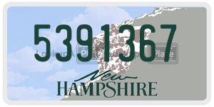 5391367  license plate in NH