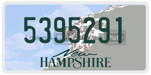 5395291  license plate in NH