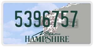 5396757  license plate in NH
