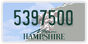 5397500  license plate in NH