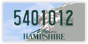 5401012  license plate in NH
