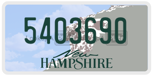 5403690  license plate in NH
