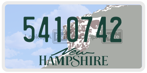 5410742  license plate in NH