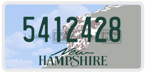 5412428  license plate in NH
