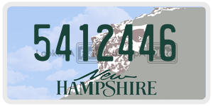5412446  license plate in NH