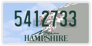 5412733  license plate in NH
