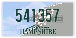 541357  license plate in NH