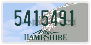 5415491  license plate in NH
