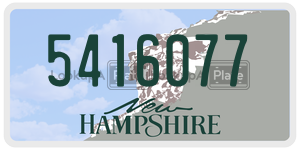 5416077  license plate in NH