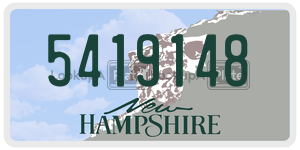 5419148  license plate in NH