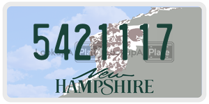 5421117  license plate in NH