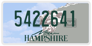 5422641  license plate in NH