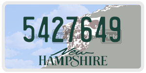 5427649  license plate in NH