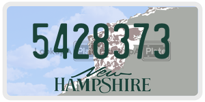 5428373  license plate in NH