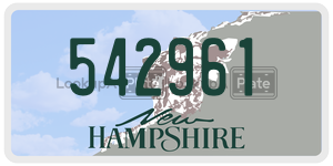542961  license plate in NH