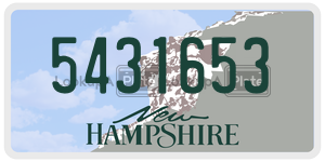 5431653  license plate in NH