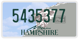 5435377  license plate in NH