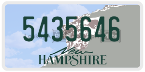 5435646  license plate in NH