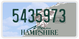 5435973  license plate in NH