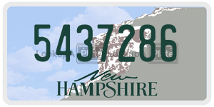 5437286  license plate in NH