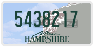 5438217  license plate in NH