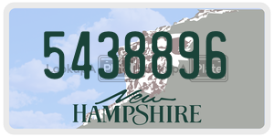 5438896  license plate in NH