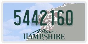 5442160  license plate in NH