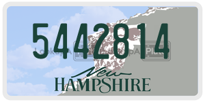 5442814  license plate in NH