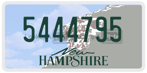5444795  license plate in NH