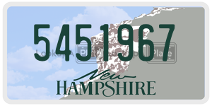 5451967  license plate in NH