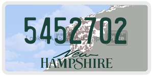 5452702  license plate in NH