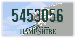 5453056  license plate in NH