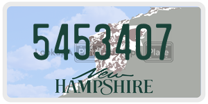 5453407  license plate in NH