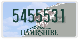 5455531  license plate in NH