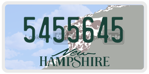 5455645  license plate in NH