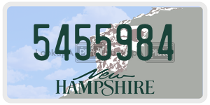 5455984  license plate in NH
