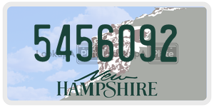 5456092  license plate in NH