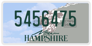 5456475  license plate in NH