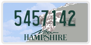 5457142  license plate in NH