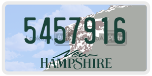 5457916  license plate in NH