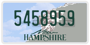 5458959  license plate in NH
