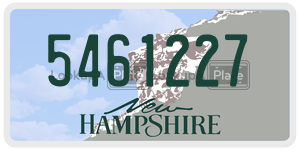 5461227  license plate in NH