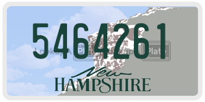 5464261  license plate in NH