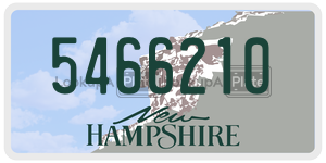 5466210  license plate in NH