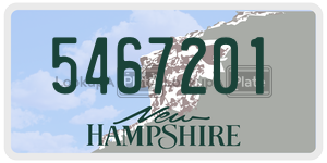 5467201  license plate in NH