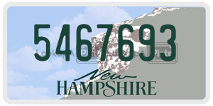 5467693  license plate in NH